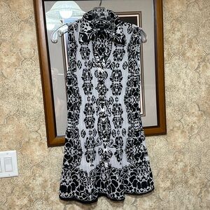 Alfani shirt dress sleeveless with collar